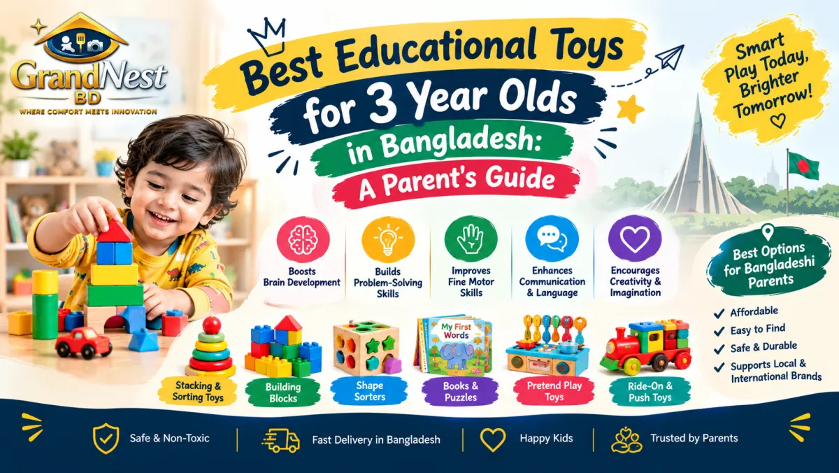 Best Educational Toys for 3 Year Olds in Bangladesh: A Parent's Guide