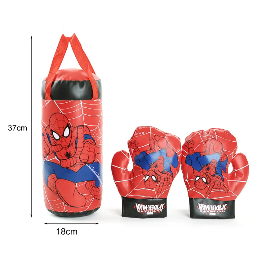 Spider-Man Kids Boxing Set – Punching Bag & Boxing Gloves Combo